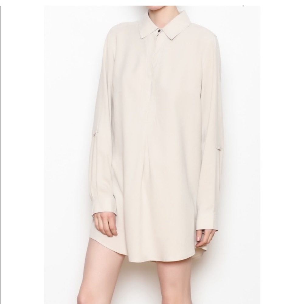 Silk Broadcloth Tina in Cream by Tyler Boe